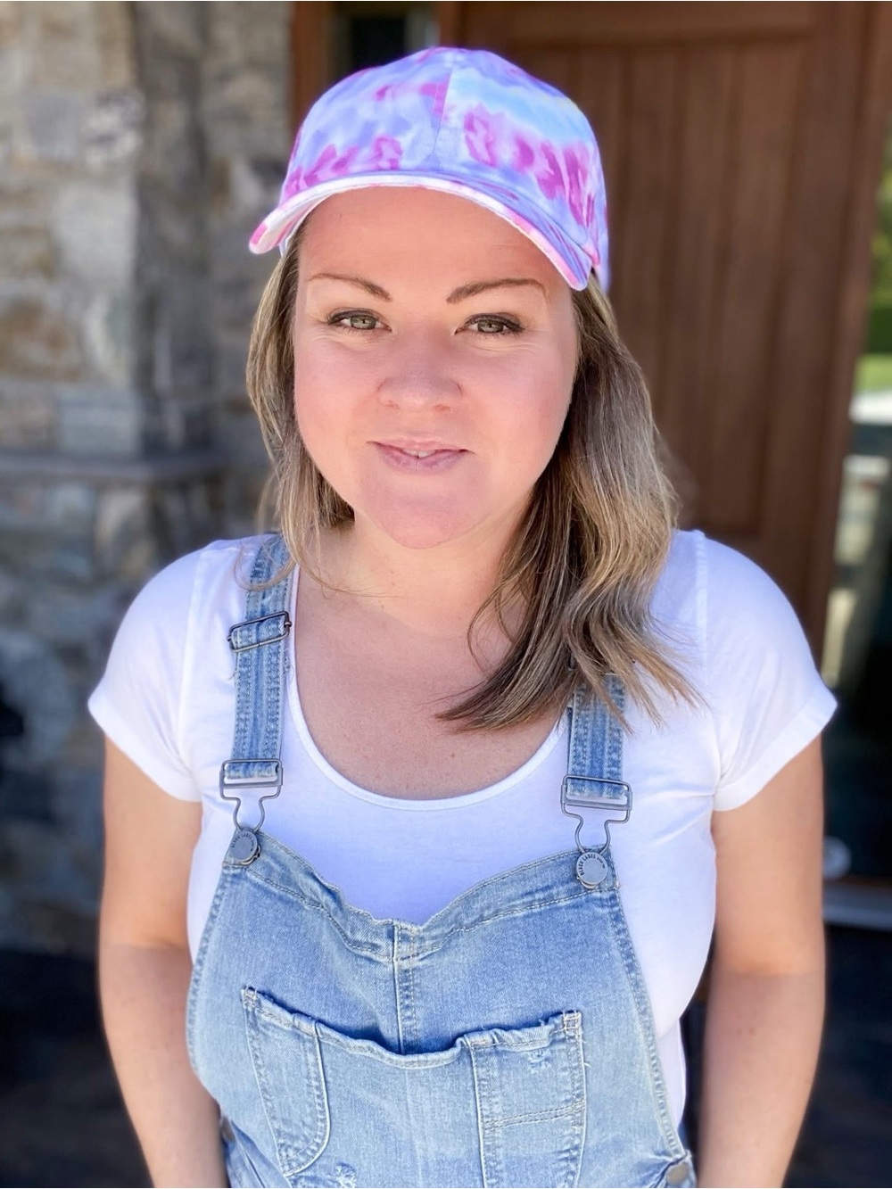 David and Young Pink & Lavender Tie-Dye Baseball Cap (NWOT)